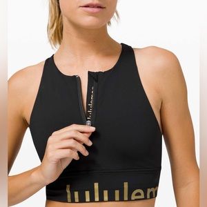 NWT Lululemon Energy Bra High Neck Long Line Zip Special Edition Size 6